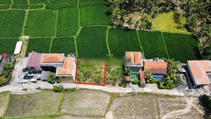 Dijual Tanah View Sawah Lingkungan Villa Lodtunduh Ubud