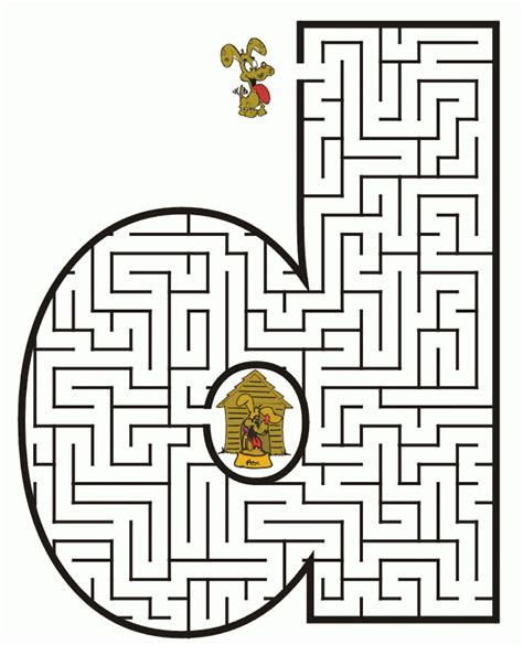 Small-Letter-d-Coloring-Pages-Maze - Orientación Andújar - Recursos ... 