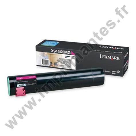 Lexmark X X Mg Toner Laser Magenta Standard Origine