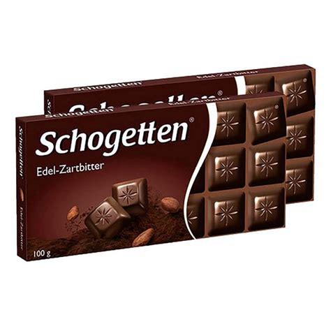 Schogetten Dark Chocolate Bar Candy Original German Chocolate 100g/3 ...