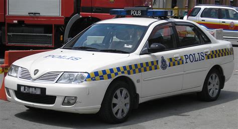 Fileproton Waja Royal Malaysian Police Patrol Car First Generation