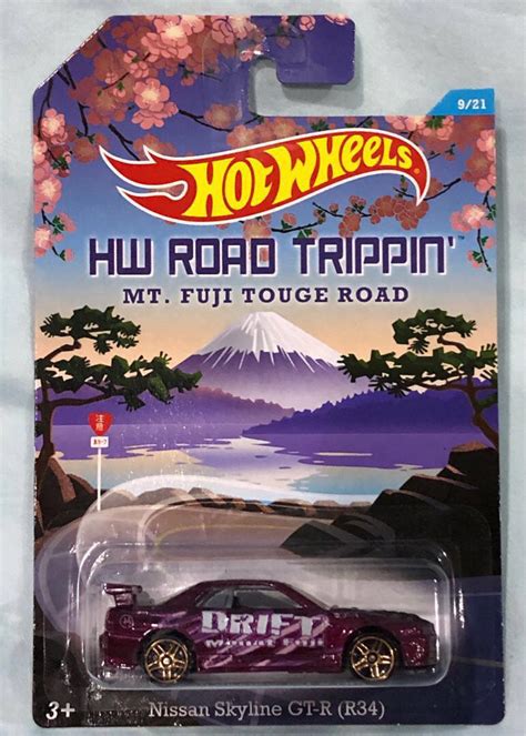 Hot Wheels HW Road Trippin Nissan Skyline GTR R34 Hobbies Toys Toys Games On Carousell