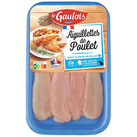 Aiguillettes de poulet blanc LE GAULOIS la barquette de 210 g à Prix