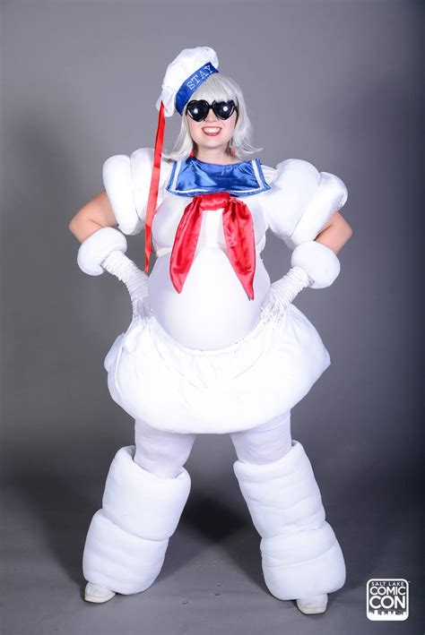 Stay Puft Marshmallow From Ghostbusters Cosplay Costume From Salt