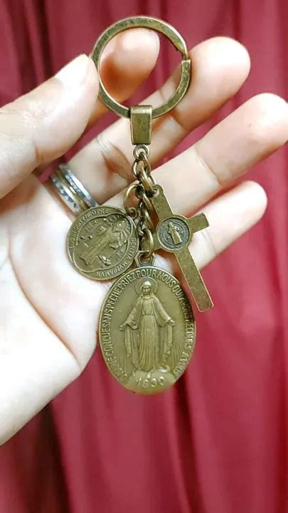 Best Quality Engraved Antique Medallia Milagrosa With St Benedict