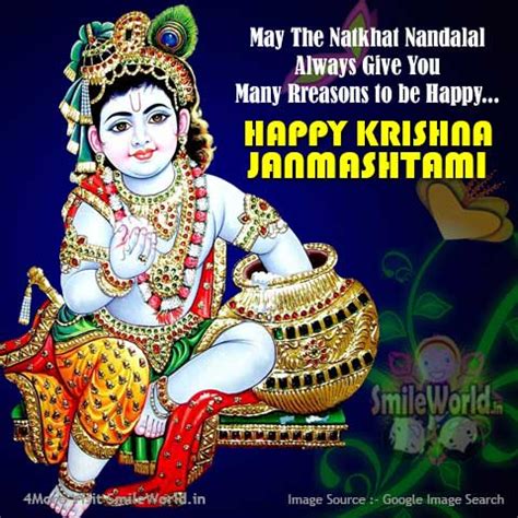 Happy Janmashtami Wishes Images in English for Facebook Whatsapp