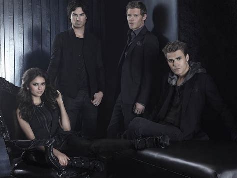 Vampire Diaries Vampires Elena Klaus Damon Stefan Hd Wallpaper