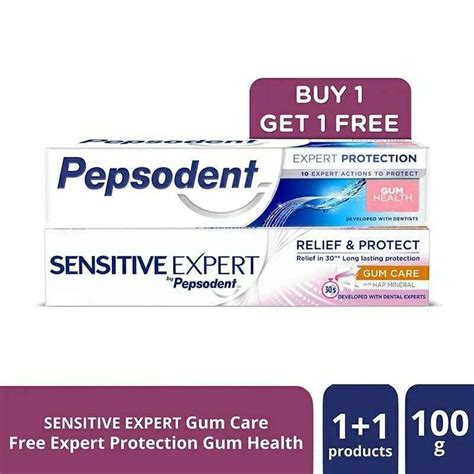 Jual Pepsodent Sensitive Expert Gum Care 100g FREE Pepsodent Expert