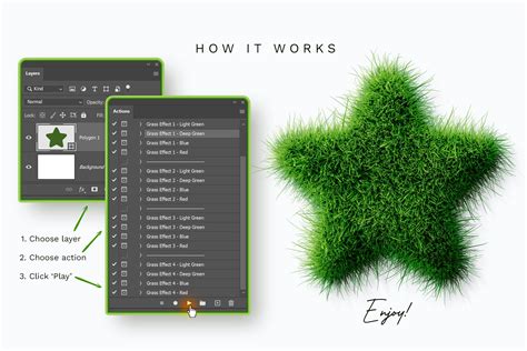 Grass Photoshop Action - Design Cuts