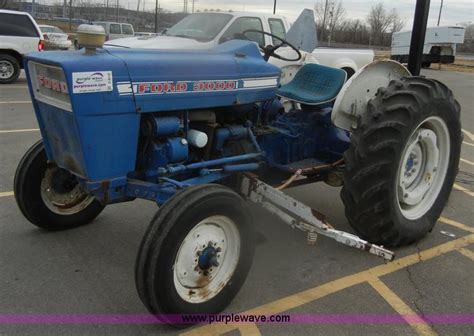 1974 Ford 3000 Tractor In Manhattan Ks Item D4552 Sold Purple Wave