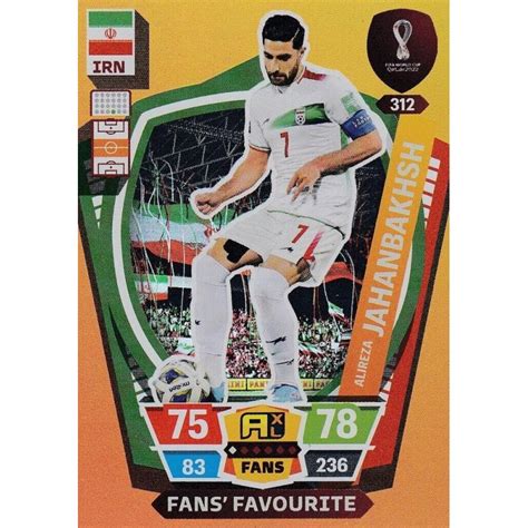 Venta Cromos Alireza Jahanbakhsh Fans Favourites Panini Adrenalyn XL