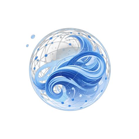 Blue Wave Ball, Blue Ball, Wave, Ball Pool PNG Transparent Clipart