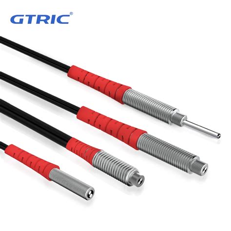 GTRIC Fiber Optic Sensor Probe Diffuse Reflection M3 M4 M6 1M 2M Cable