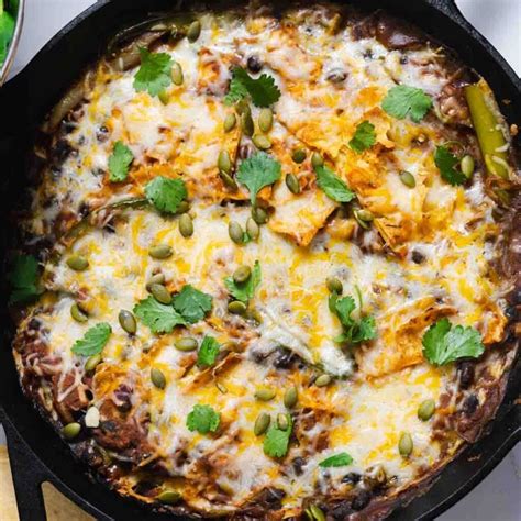 Black Bean Enchilada Skillet Cozy Peach Kitchen