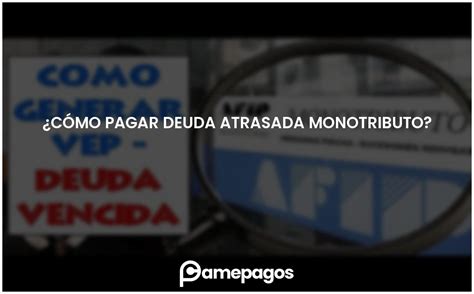 Cómo pagar deuda atrasada monotributo Actualizado 2025