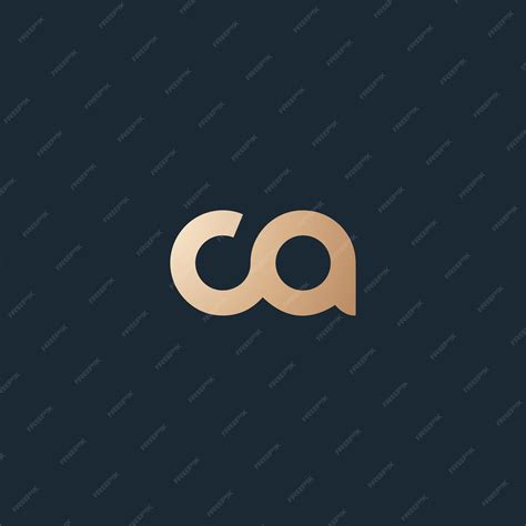 Premium Vector | Ca logo design vector image