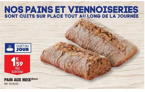 Promo Pain Aux Noix Chez Aldi Icatalogue Fr