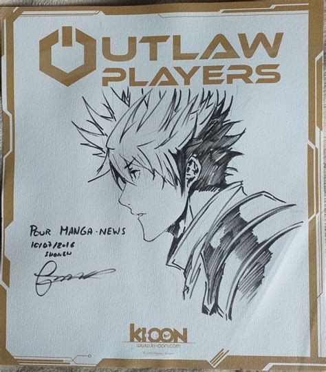 Dédicace Shonen Outlaw Players Takato Manga News