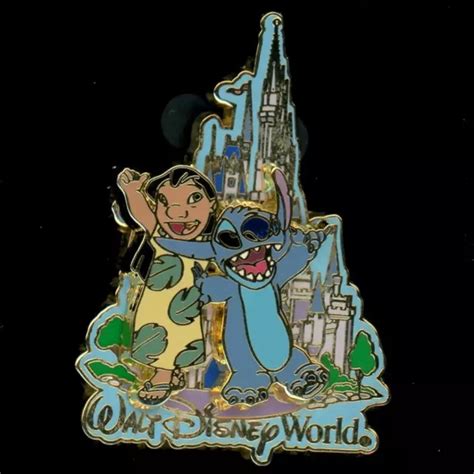 Wdw Lilo And Stitch Cinderellas Castle Disney Pin 24103 £1871