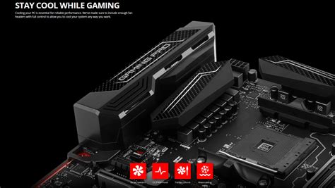 MSI X370 Gaming Pro Carbon AMD Ryzen Socket AM4 ATX Motherboard - Wootware