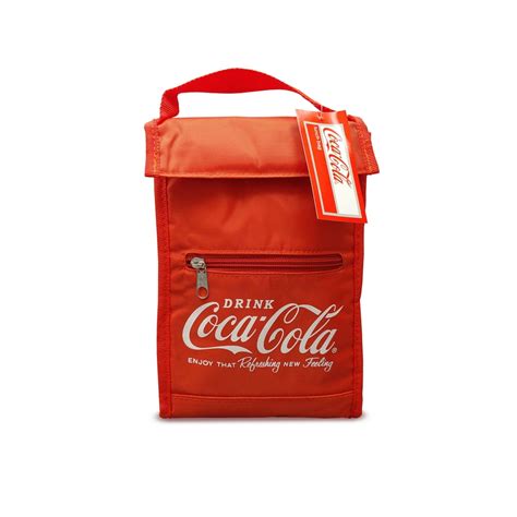 Coca Cola Lunch Bag Cooler With Handle Coke Insulated Sack Tote