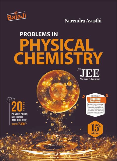 Buy Problems In Physical Chemistry For Jee Main Advanced Th Edition