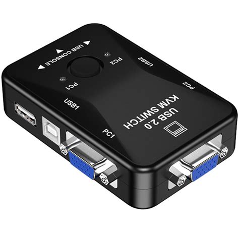 KVM-переключатель vga usb kvm - купить с доставкой по выгодным ценам в ...
