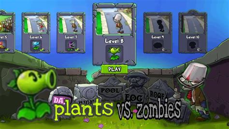 Plants Vs Zombies Free Adventure Day Level Perang Tanaman Vs