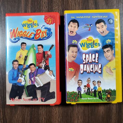 The Wiggles Vhs Lot Space Dancing Wiggle Bay Never Seen On Tv