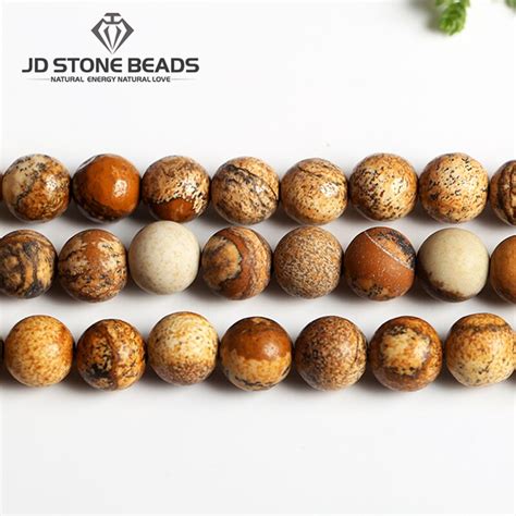 Gemstone Natural Stone Picture Jaspers Round Beads 15 Strand 2 3 4 6 8