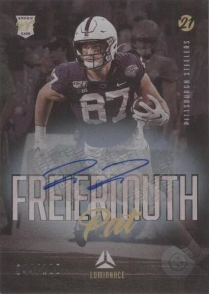 Panini Luminance Rookie Gold Autographs Pat Freiermuth Pat