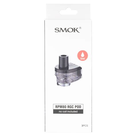 Smoktech Rpm Rgc Pod Pk Empty Cartridge Only Smok Rpm Rpm