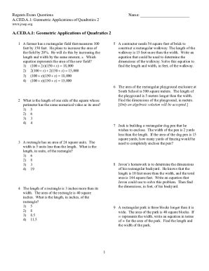 Fillable Online Jmap Regents By Date The Ny Integrated Algebra Regents