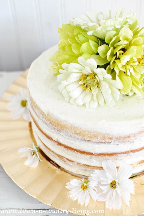 How To Make A Naked Cake Town Country Living