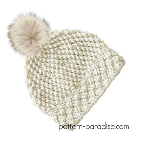 Crochet Pattern: Arctic Snow Hat | Pattern Paradise