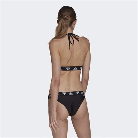 Adidas Neckholder Bikini Black White HR4396