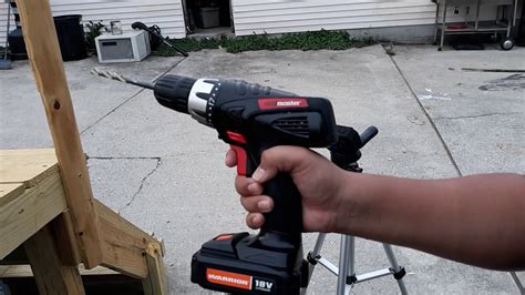 Drill Master 18v Drill Power By Warrior Lithium Ion Bat YouTube