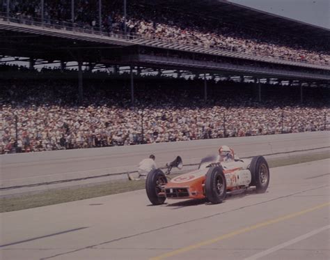 Photo 1963 Indianapolis 500 Car 5 Bobby Marshman Placed 16th Rear End