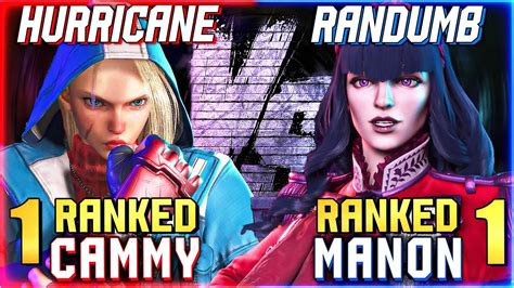 Sf Ranked Cammy Hurricane Vs Randumb Ranked Manon Street