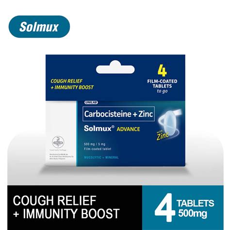 Solmux Advance S Relief From Cough W Phlegm Added Immunity