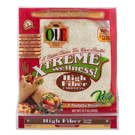 Ol Xtreme Wellness Tortillas De Harina De Pulgadas Bajas En