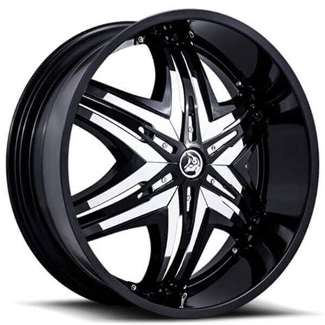 Diablo Wheels Elite Black With Chrome Inserts Rims Db