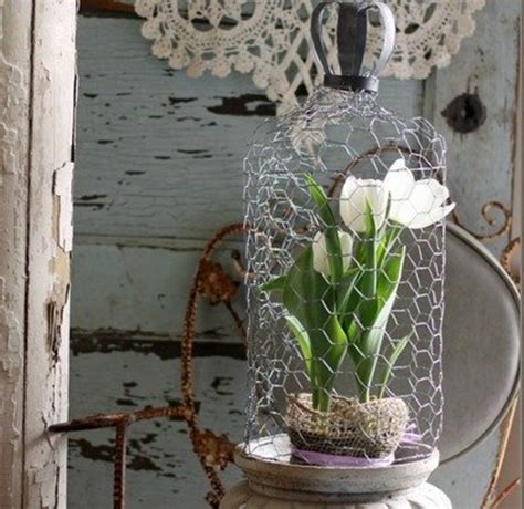 41 Rustic Chicken Wire Craft Ideas Feltmagnet