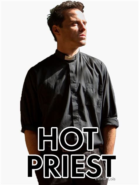 Hot Priest From Fleabag Sticker For Sale By Estela Lois Redbubble