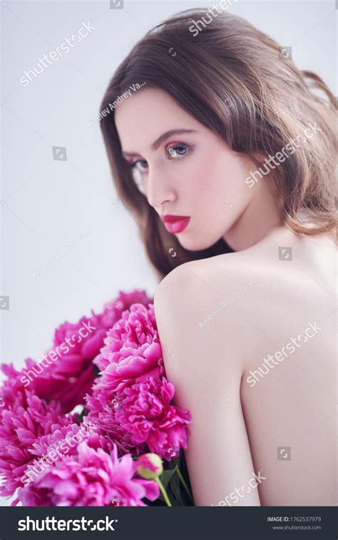 Beautiful Sensual Naked Woman Long Brunette Stock Photo Shutterstock
