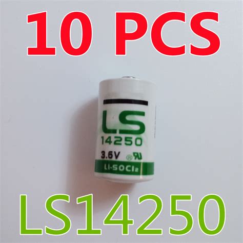 UGB 10pcs 3.6V 14250 LS14250 1/2AA primary battery LS14250 TL-5902 ...