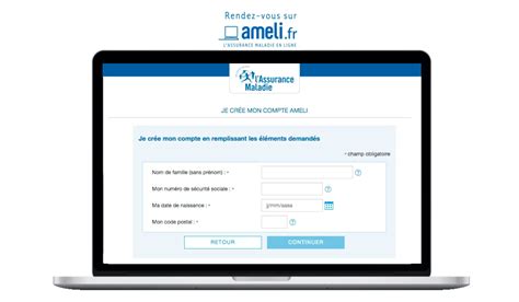 Créer un compte Ameli et activer Mon espace Santé