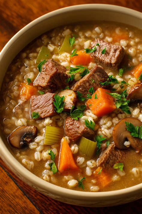 beef barley stew recipe  hearty winter classic   traditional