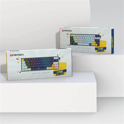 Fantech Mk V Atom Hot Swappable Wired Mechanical Gaming Keyboard Sky Blue Vibe Gaming