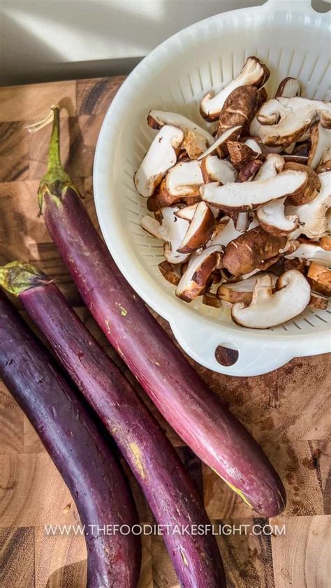 Teriyaki Eggplant And Mushroom Rice Bowl The Foodie Takes Flight